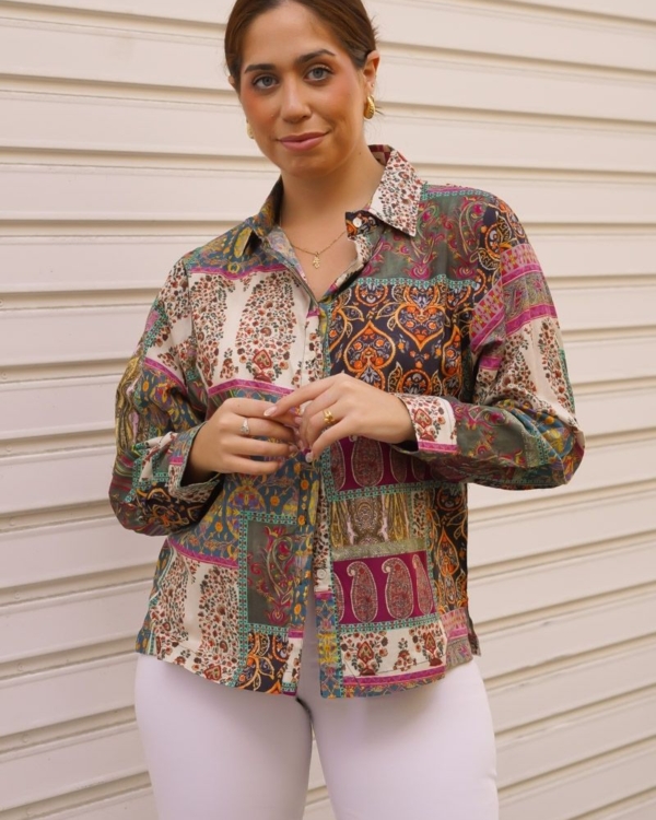 Camisa Estampada Colores