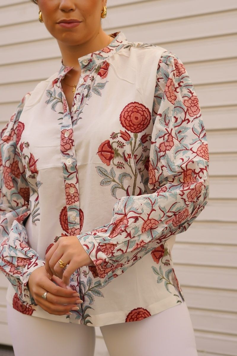 Camisa Estampada Verde - Imagen 3