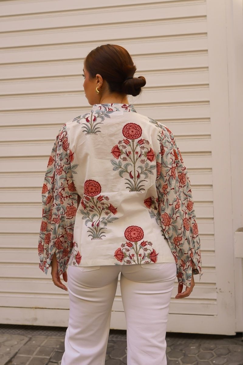 Camisa Estampada Verde - Imagen 4