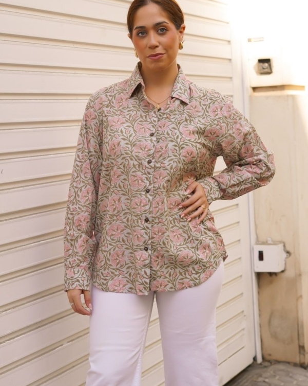 Camisa Estampada Flores