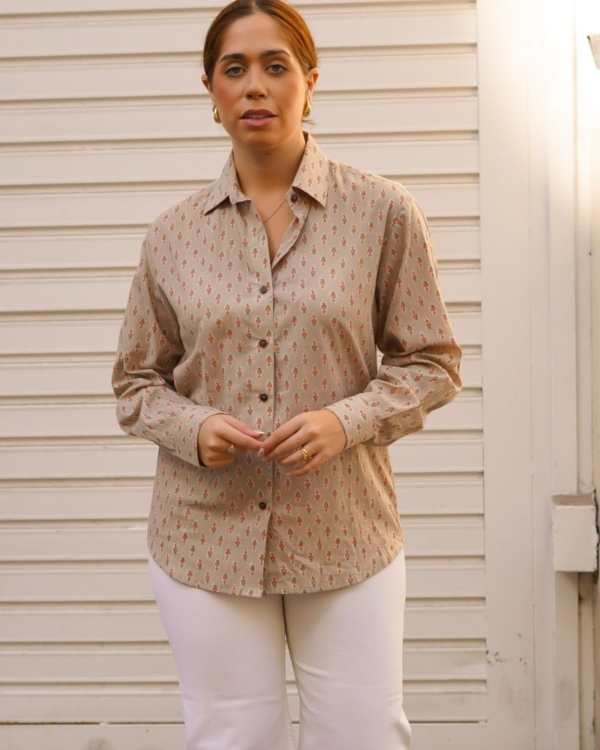 Camisa Estampada Flor