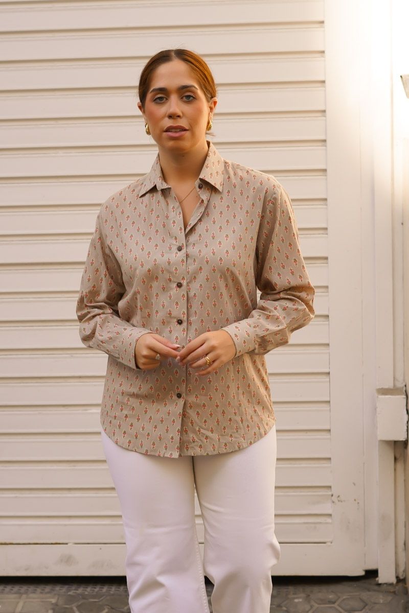Camisa Estampada Flor