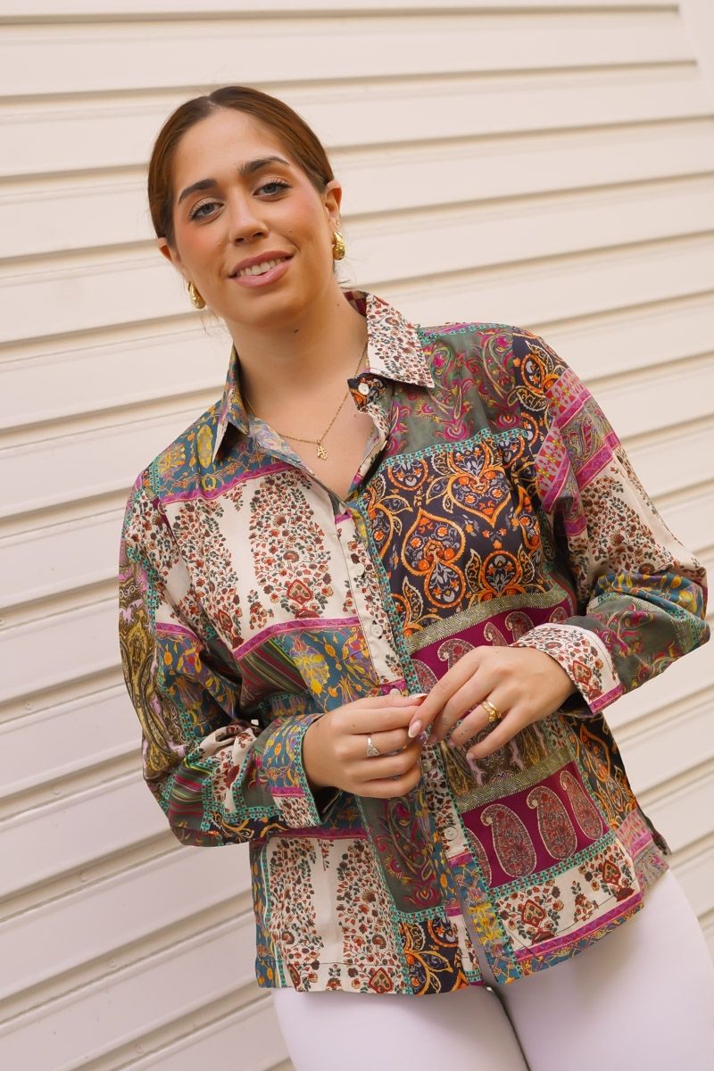 Camisa Estampada Colores - Imagen 2