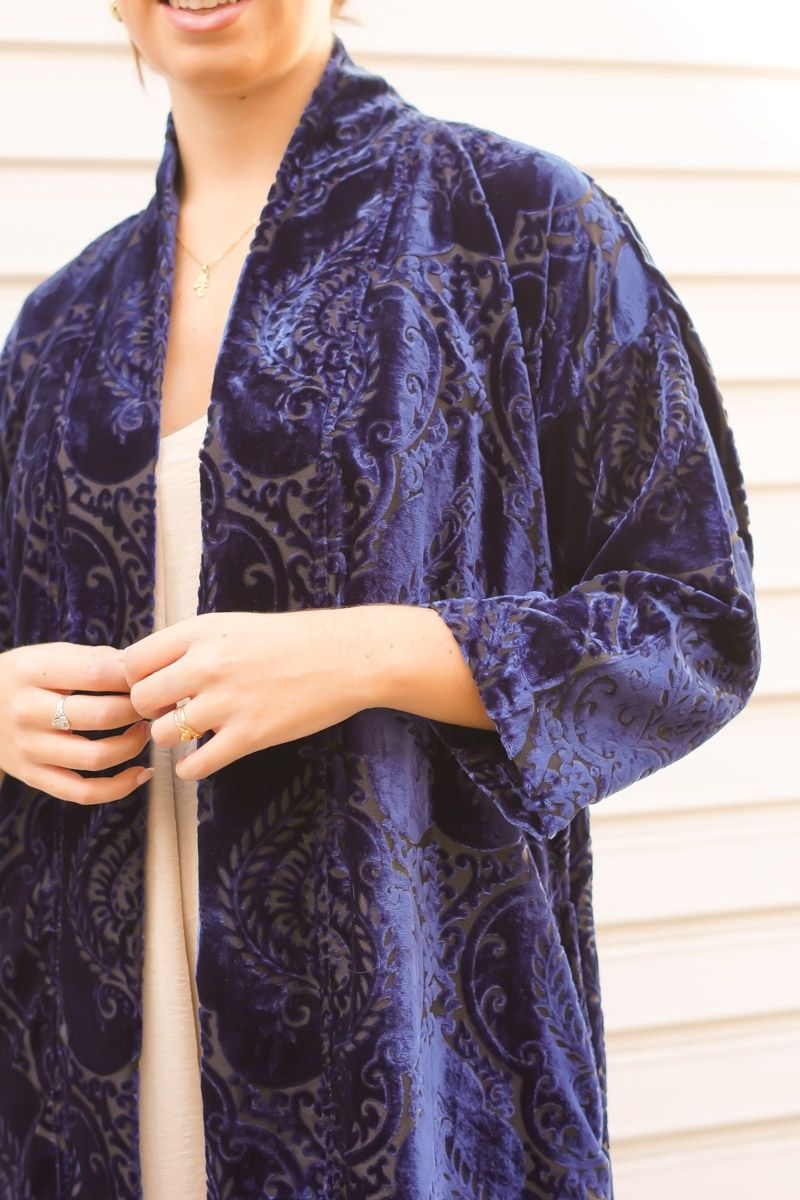 Kimono Azul Marino - Imagen 4