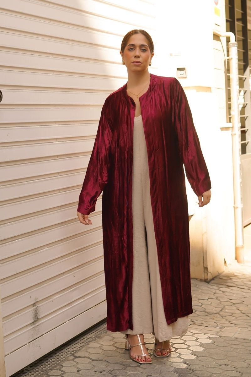 Kimono Burdeos