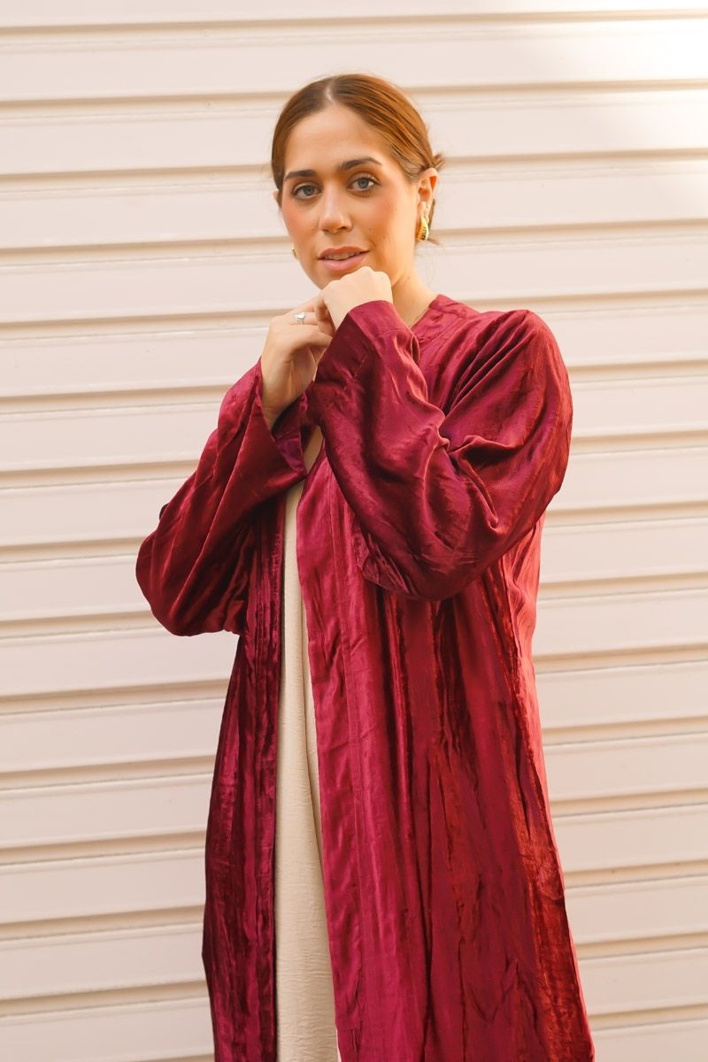 Kimono Burdeos - Imagen 3