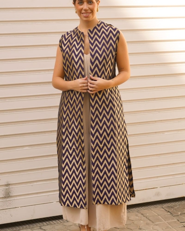 Kimono Estampado Negro