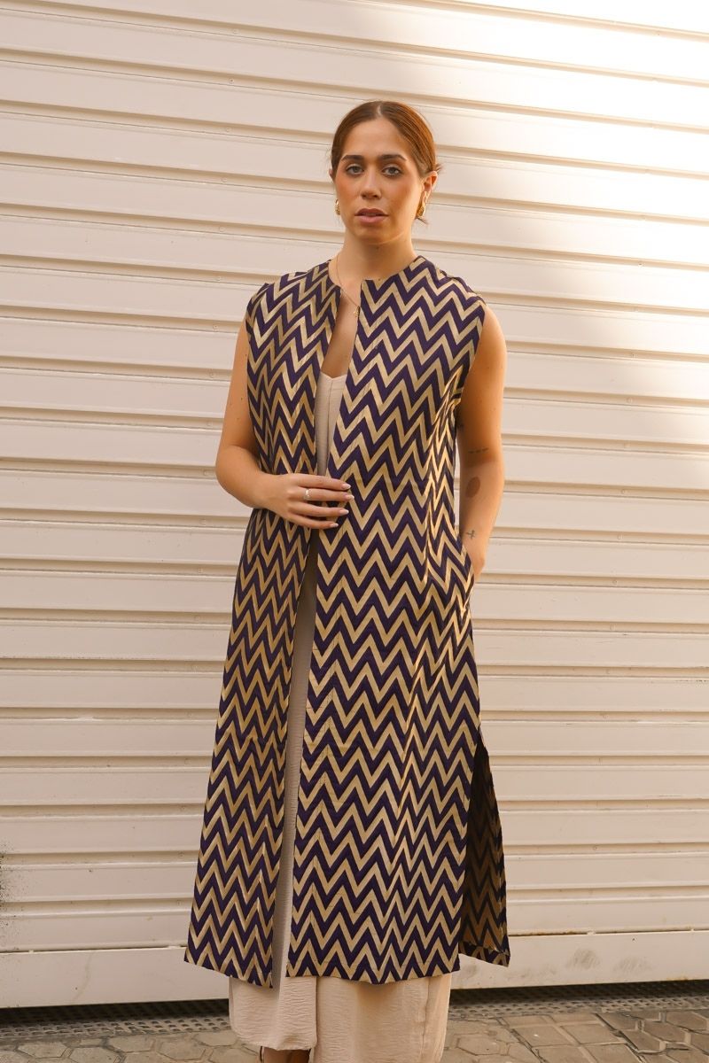 Kimono Estampado Negro - Imagen 2