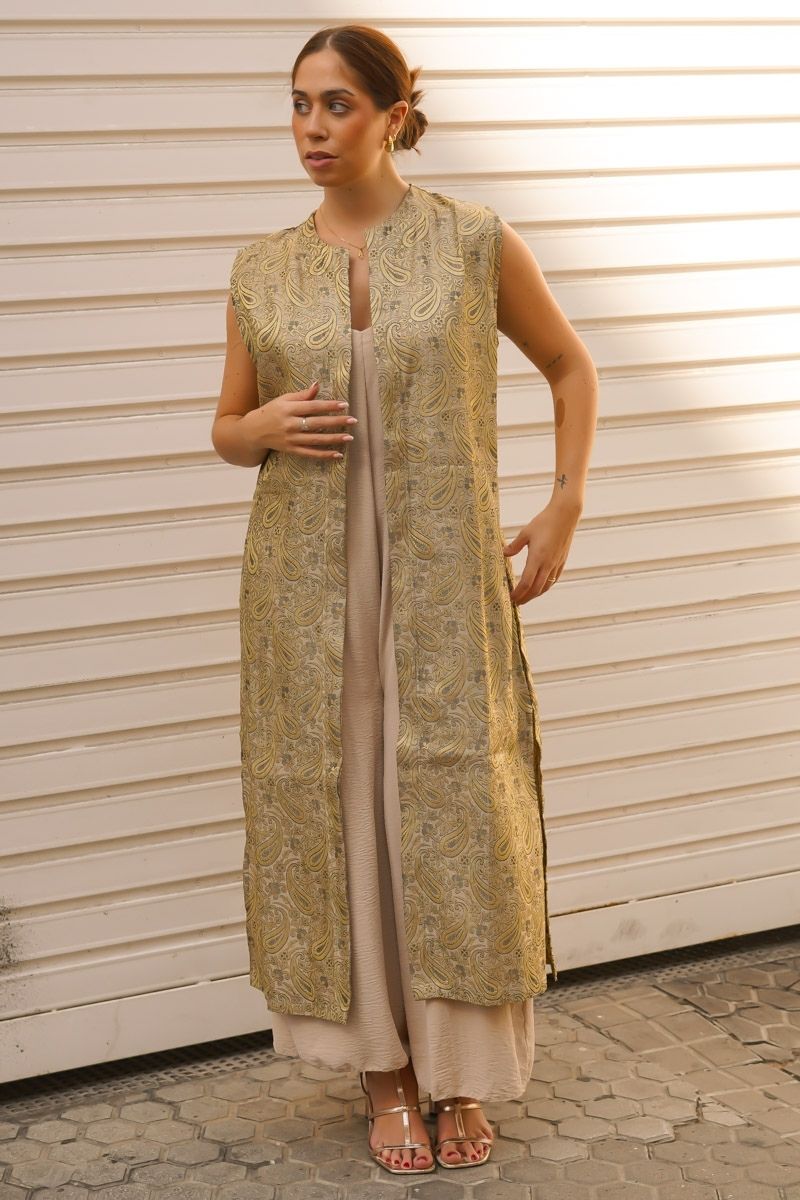 Kimono Estampado Verde - Imagen 2