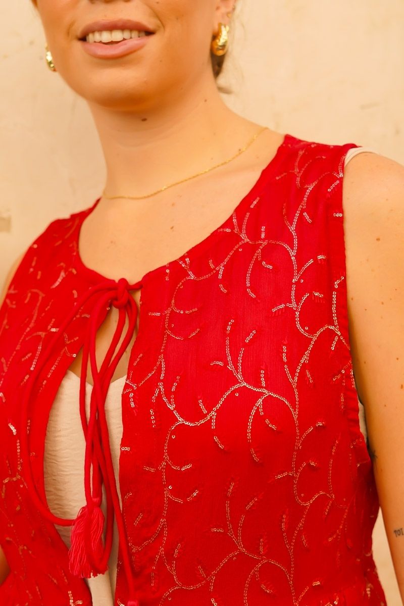 Kimono Rosa Pompones - Imagen 4