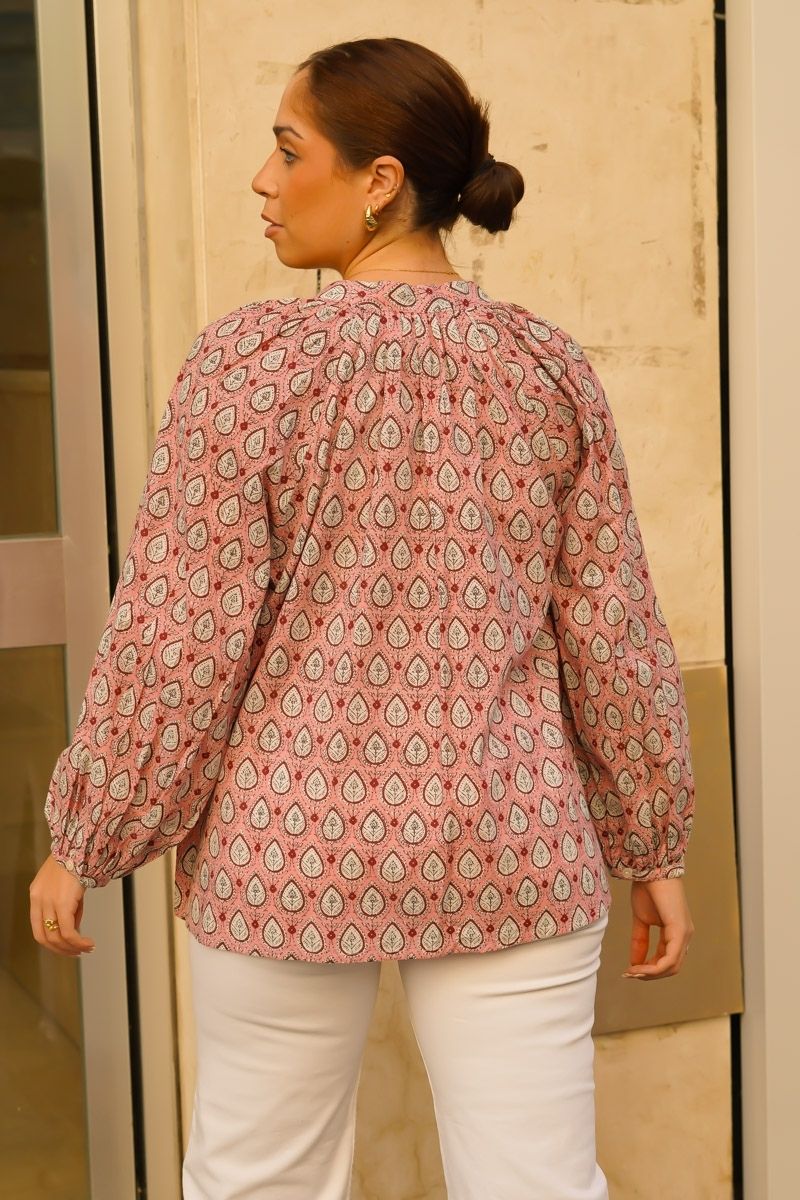 Camisa Estampada Rojo - Imagen 3