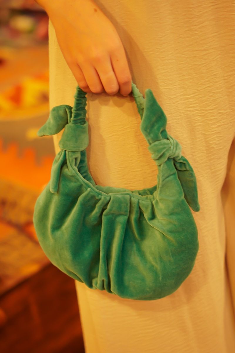 Bolso Verde Lazos