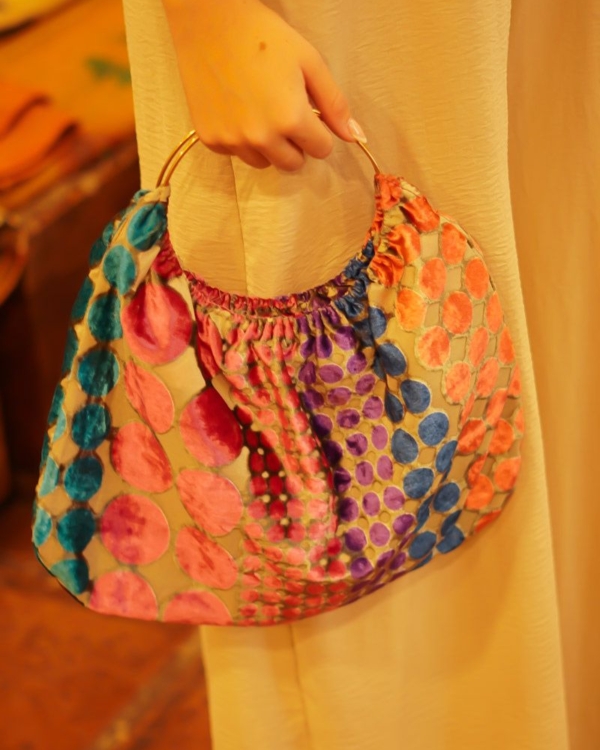 Bolso Lunares Asas Plateadas