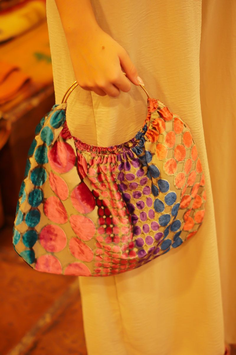 Bolso Lunares Asas Plateadas