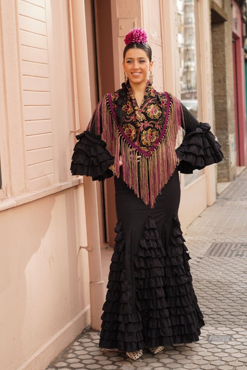Traje de Flamenca Amapola - Imagen 2