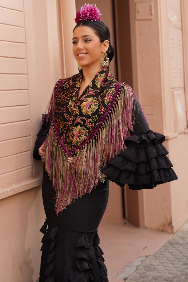 Traje de Flamenca Amapola - Imagen 5