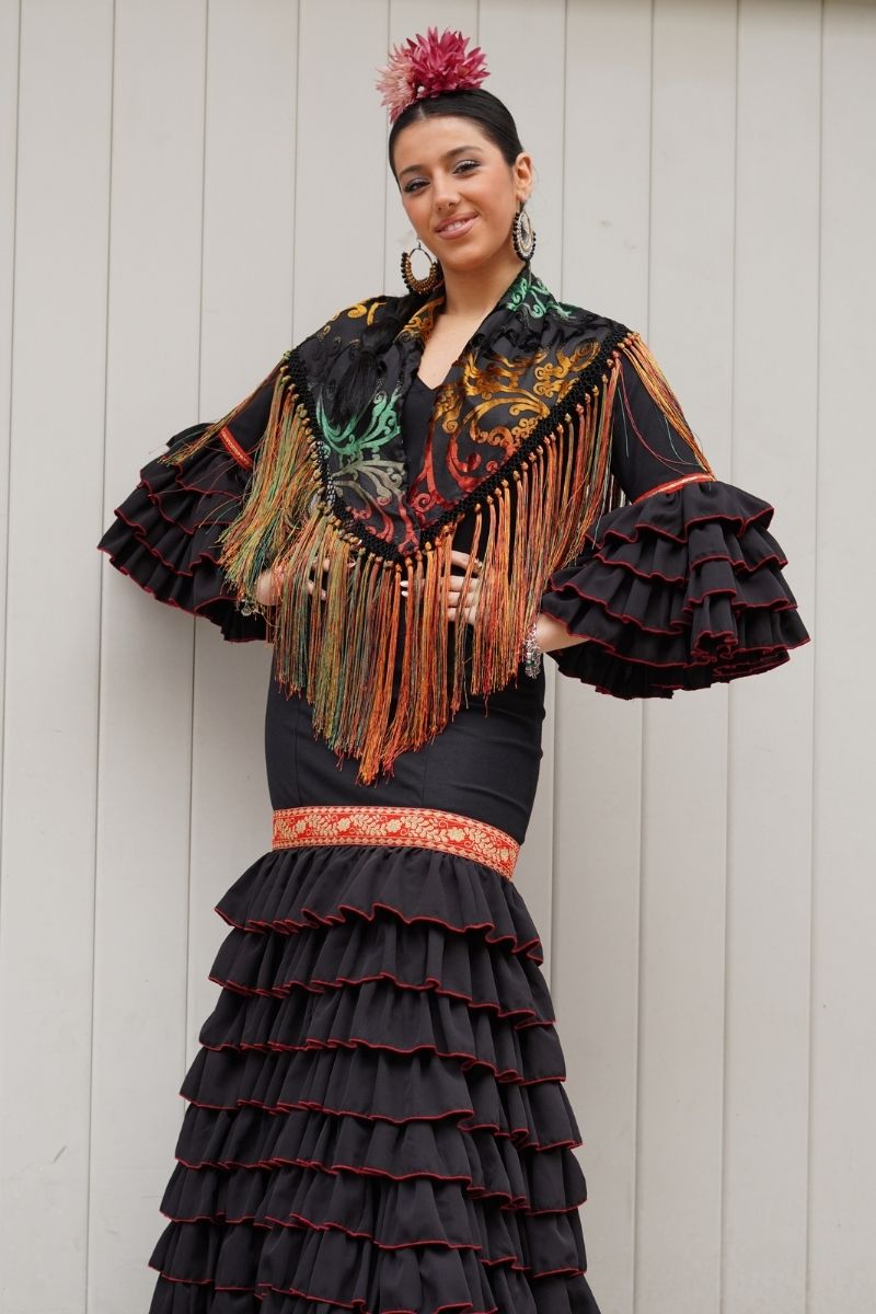 Traje de Flamenca Azabache